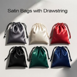 Satin Gift Bags with Drawstring
