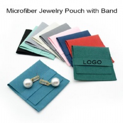 Microfiber Jewelry Pouch with Band